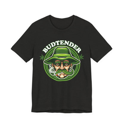 Budtender Graphic Tee – Retro Smoking Stoner Design