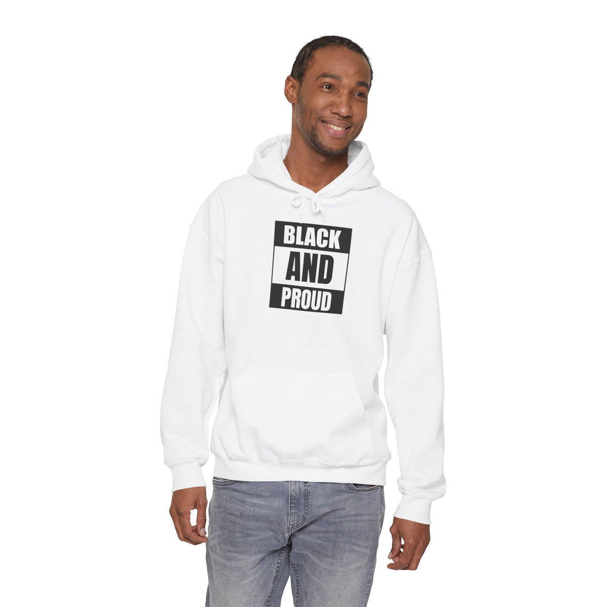 Black and Proud Hooded Sweatshirt