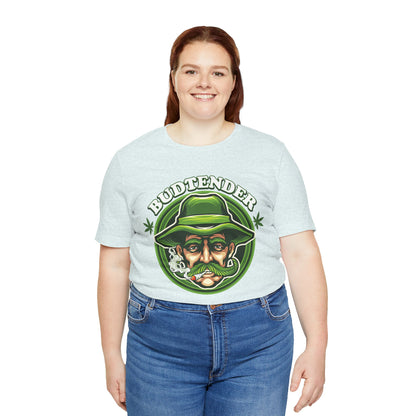 Budtender Graphic Tee – Retro Smoking Stoner Design