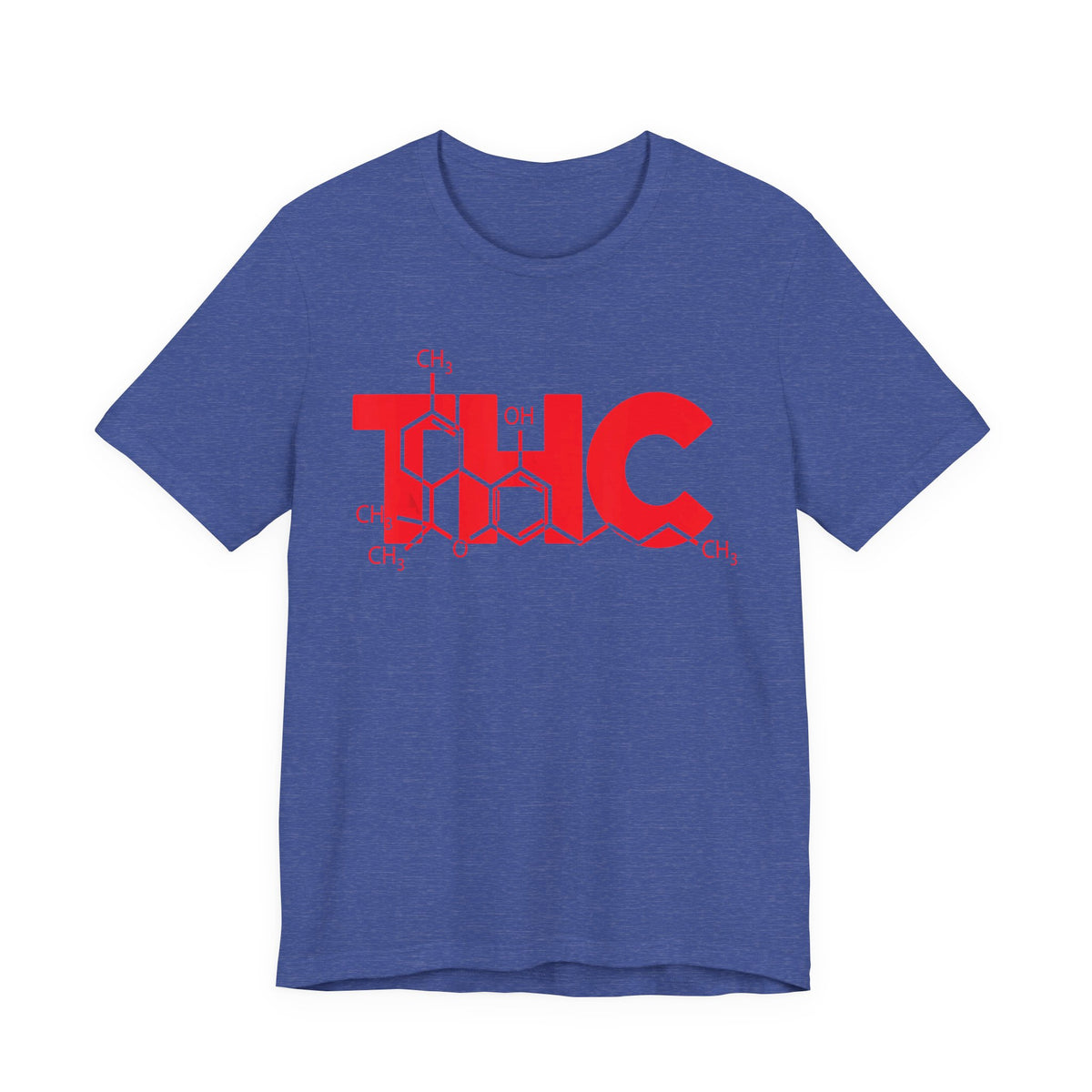 THC Molecule T-Shirt — Chemistry Graphic Cannabis Tee