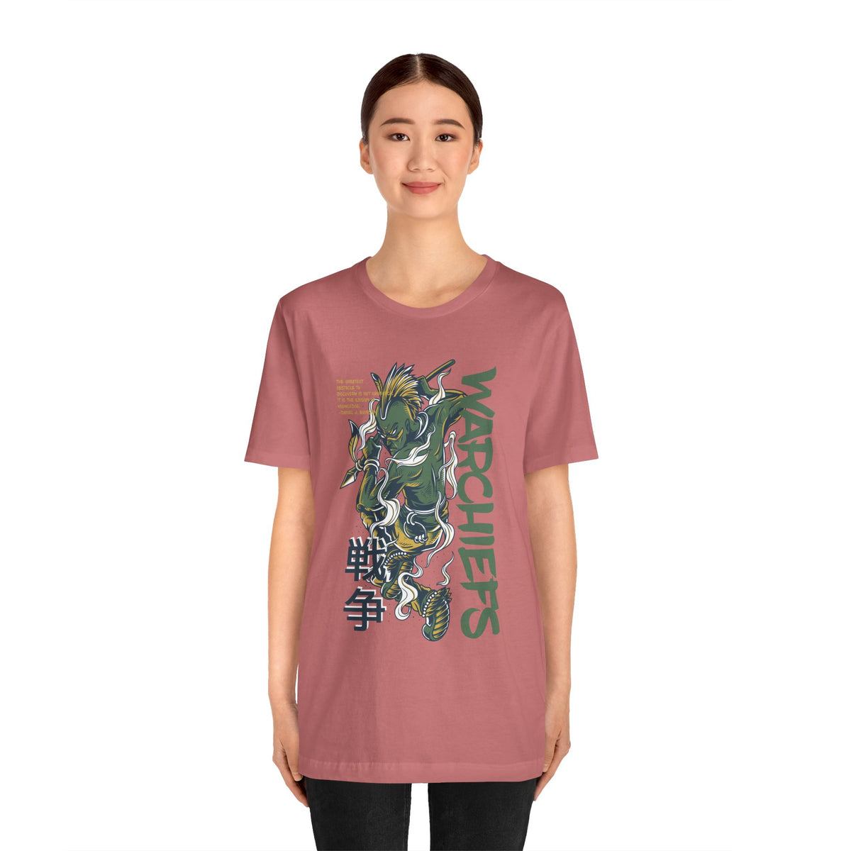 Marchiefs Warrior Tee — Japanese-Style Ninja Graphic Shirt