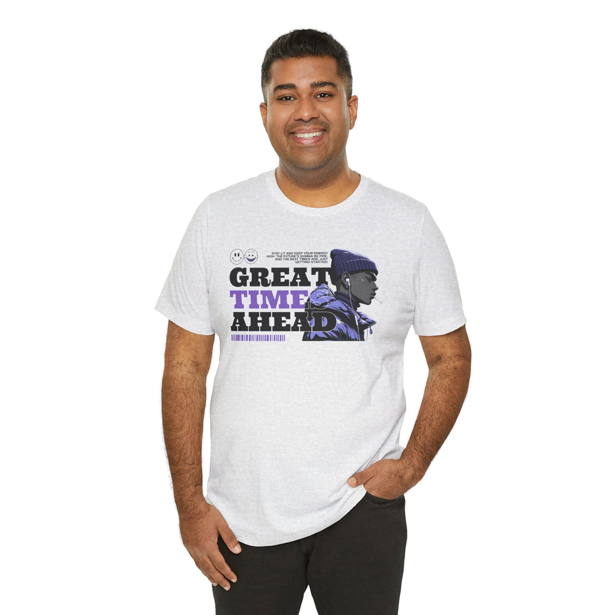 Great Times Ahead Graphic Tee — Motivational Streetwear T‑Shirt