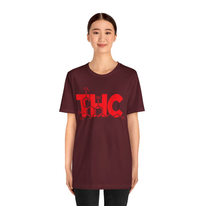 THC Molecule T-Shirt — Chemistry Graphic Cannabis Tee