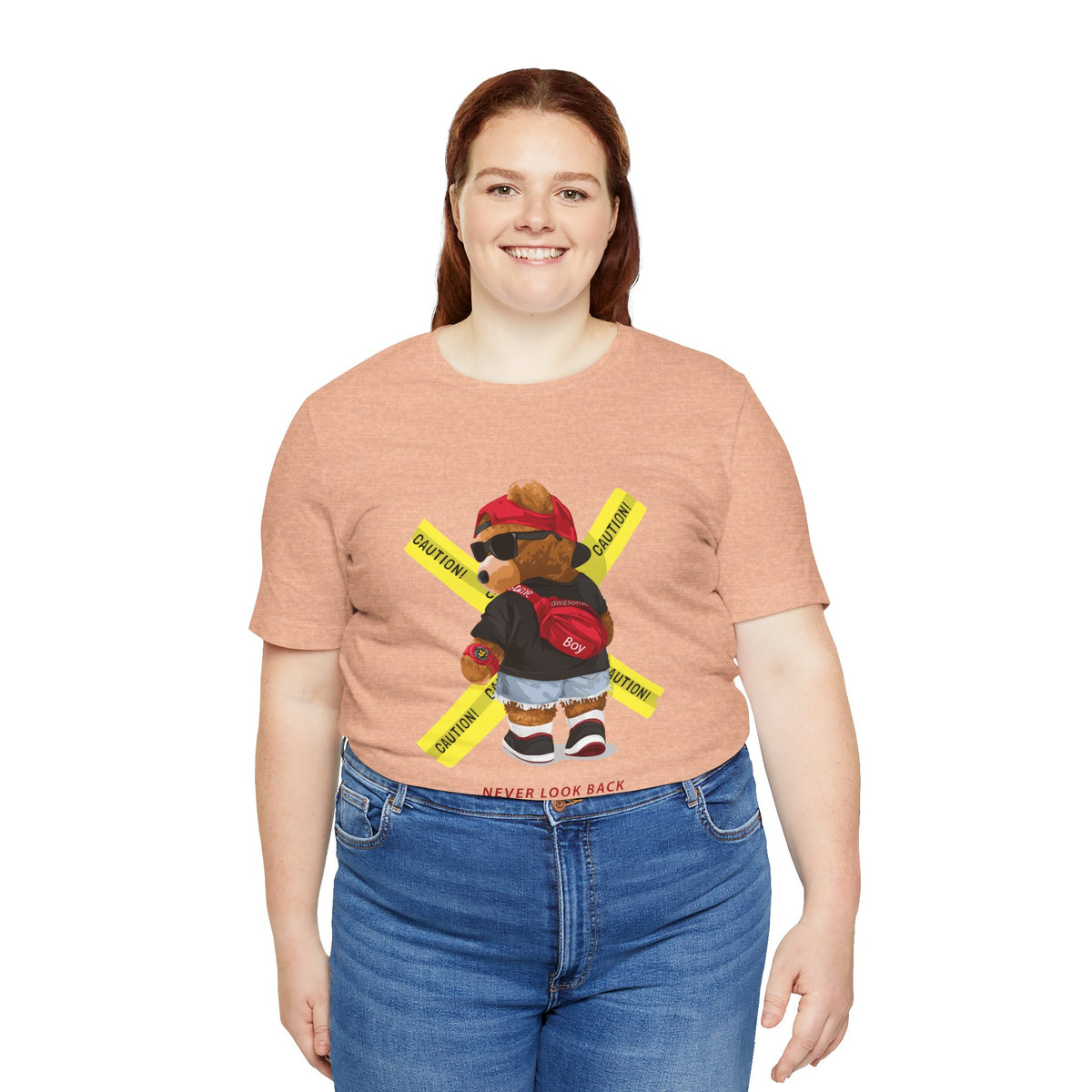 Teddy Bear 'Never Look Back' Graphic Tee