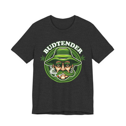 Budtender Graphic Tee – Retro Smoking Stoner Design