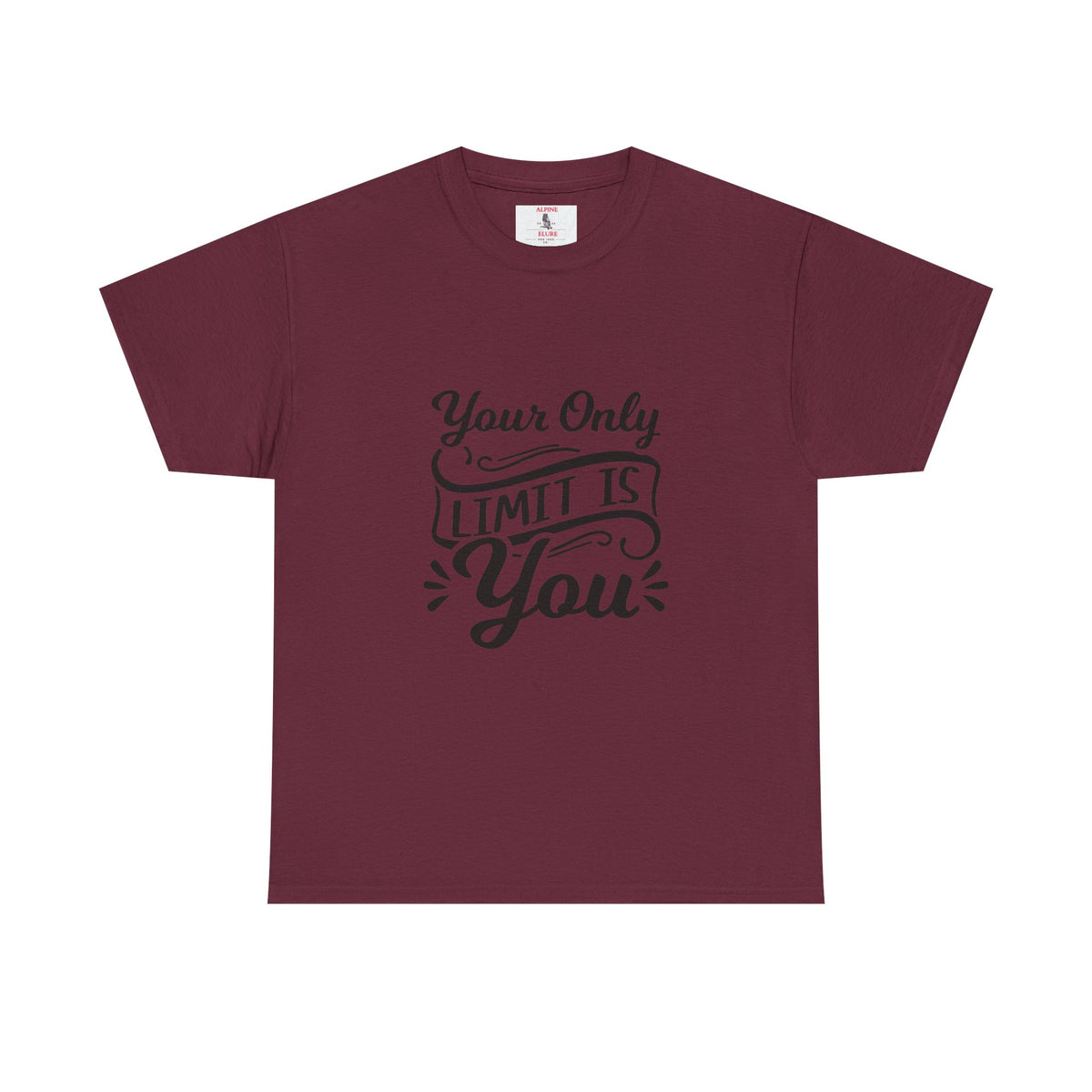 Motivational Tee — "Your Only Limit Is You / You Only Fail When You Stop Trying" Inspirational Shirt