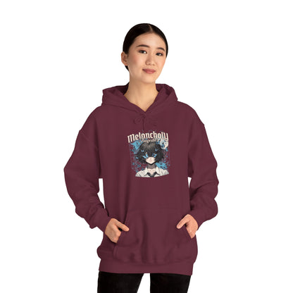 Anime Catgirl Hoodie — "Midnight" Kawaii Graphic Pullover