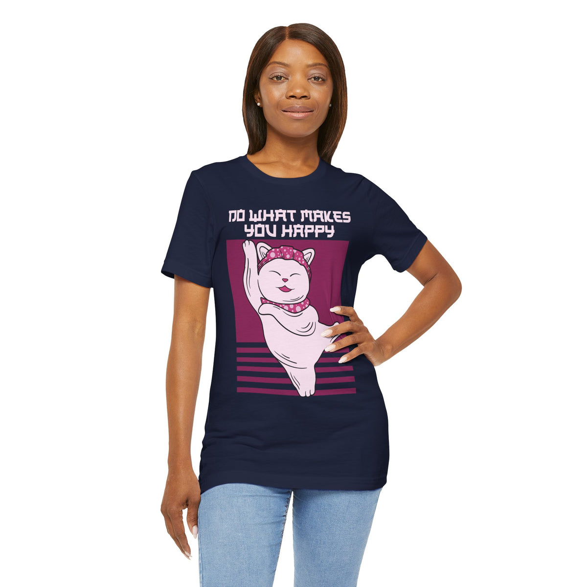 Do What Makes You Happy Cat Tee
