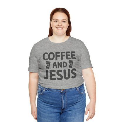 Coffee and Jesus T-Shirt — Christian Faith Graphic Tee