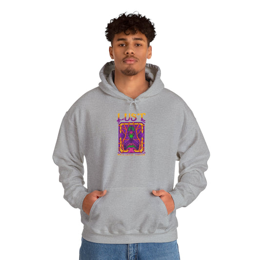 Lust Tarot Hoodie — Psychedelic Arcana Graphic Pullover