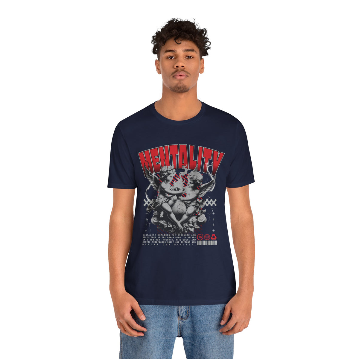 Mentality Graphic Tee — Vintage Cherub Skate Art Shirt