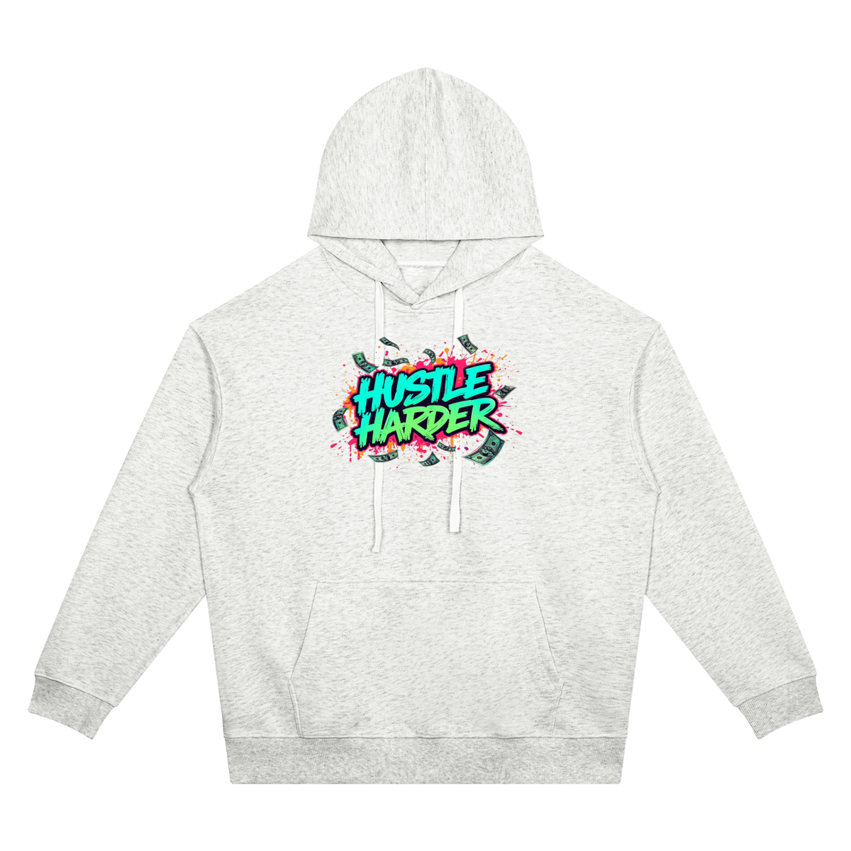 Success Is a Habit Two Sided Graphic Drop Shoulder Hoodie