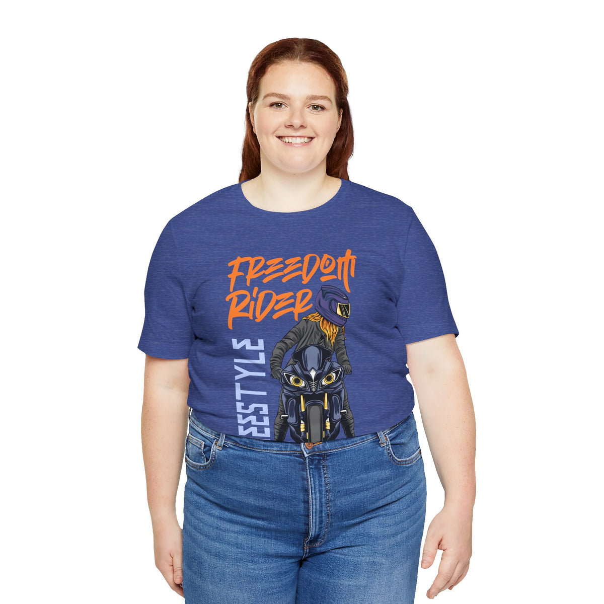 Freedom Rider Motorcycle Tee – "Freedom Rider" Streetstyle Biker T-Shirt
