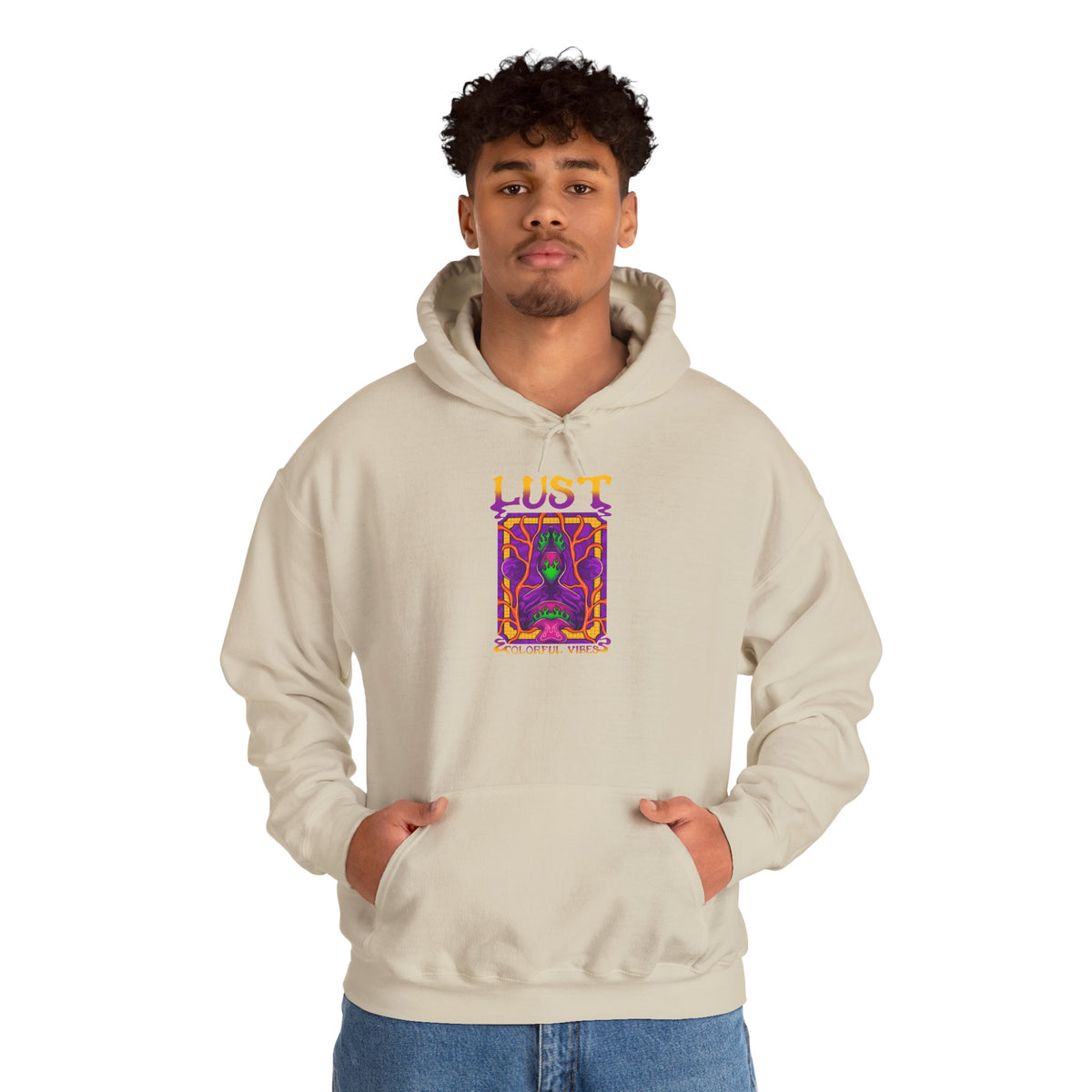 Lust Tarot Hoodie — Psychedelic Arcana Graphic Pullover