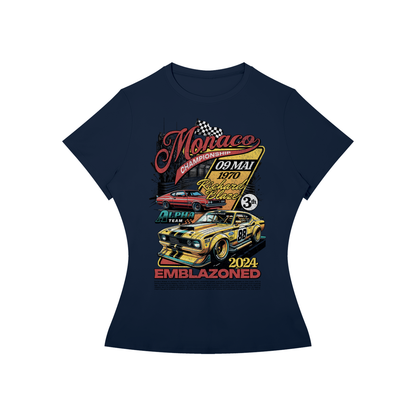 Monaco Muscle Car Championship Women’s Slim-Fit Tee