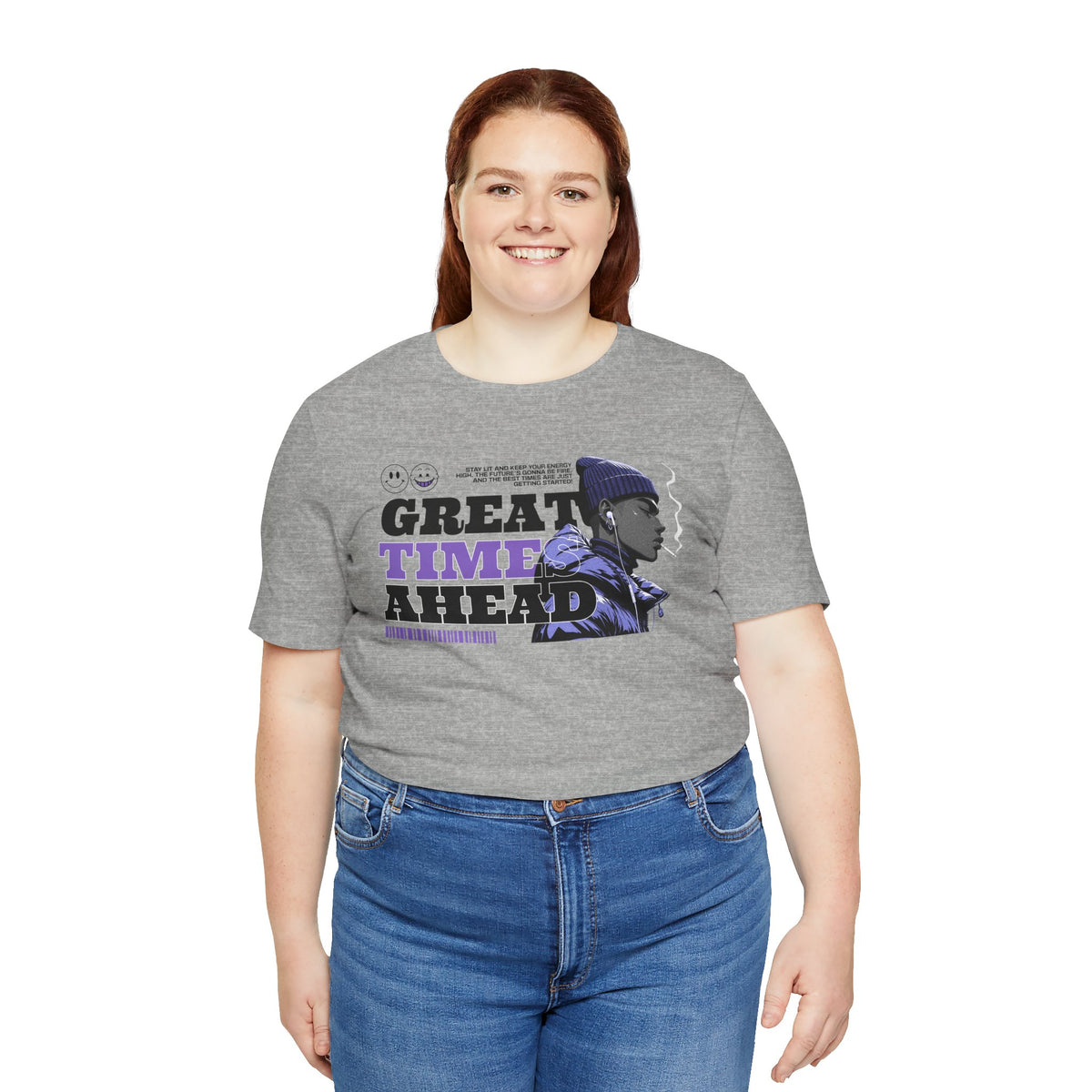 Great Times Ahead Graphic Tee — Motivational Streetwear T‑Shirt