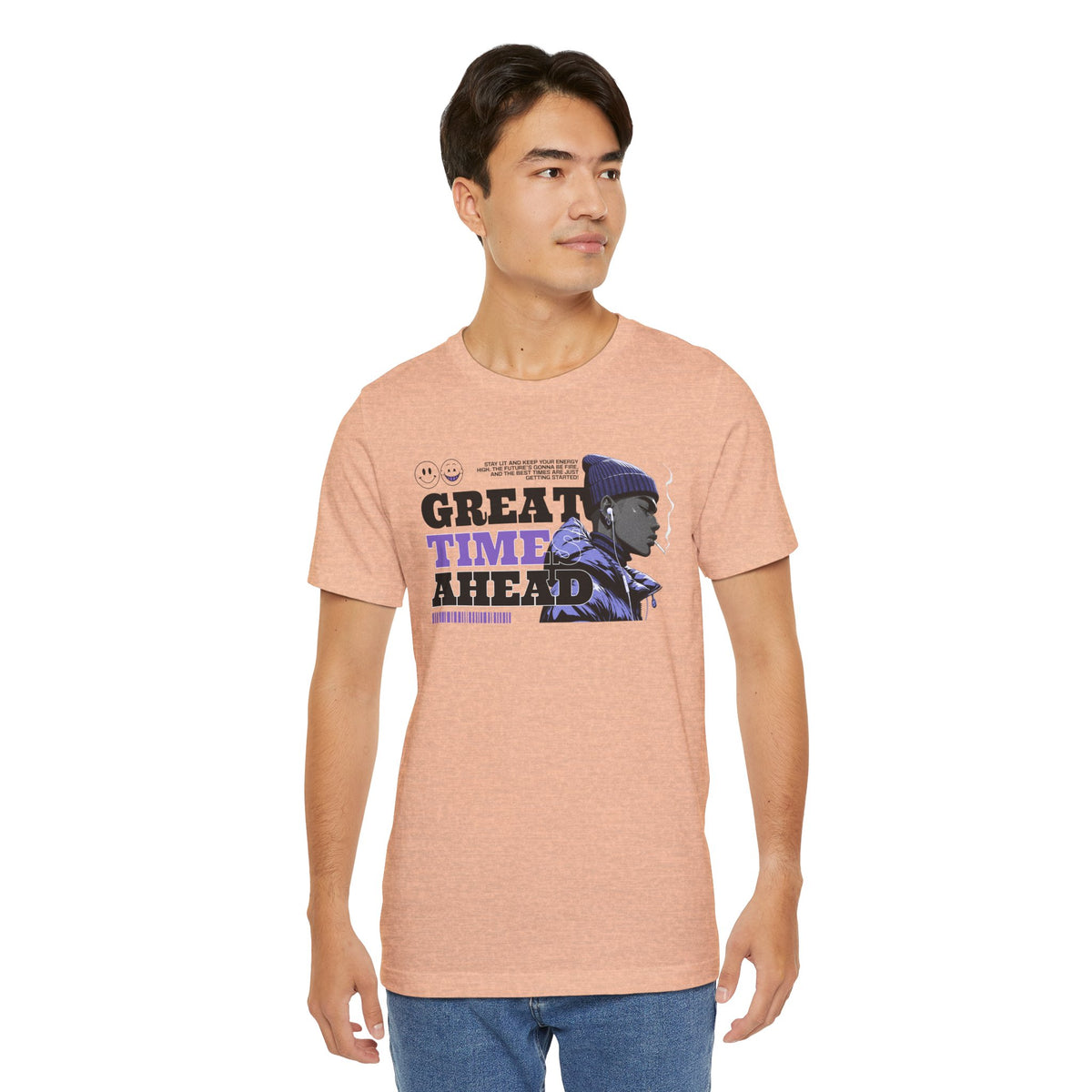 Great Times Ahead Graphic Tee — Motivational Streetwear T‑Shirt