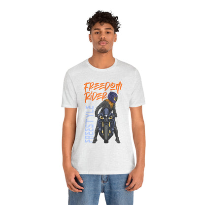 Freedom Rider Motorcycle Tee – "Freedom Rider" Streetstyle Biker T-Shirt
