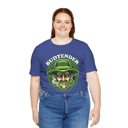 Budtender Graphic Tee – Retro Smoking Stoner Design