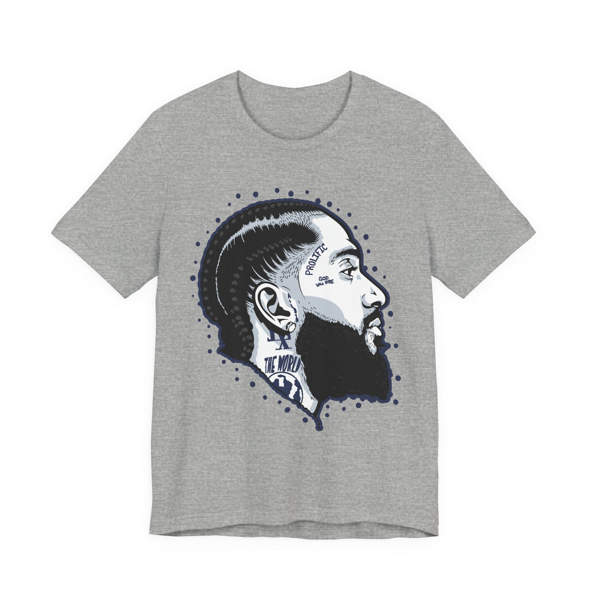 NIP HUSSLE PROLIFIC HIP HOP ARTIST GRAPHIC T SHIRT