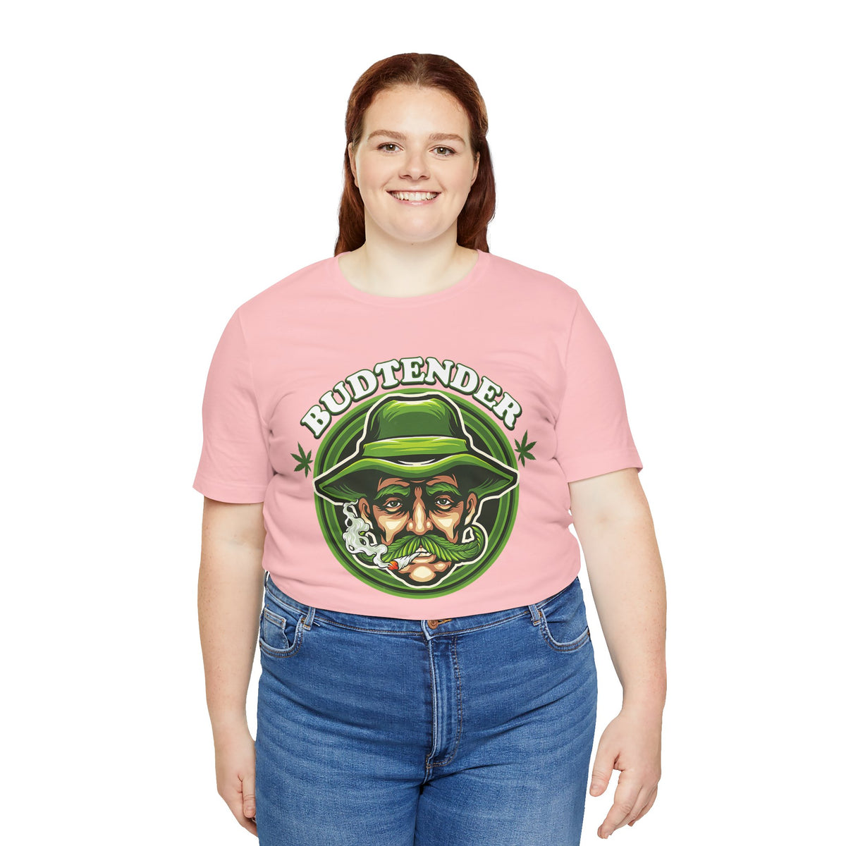 Budtender Graphic Tee – Retro Smoking Stoner Design