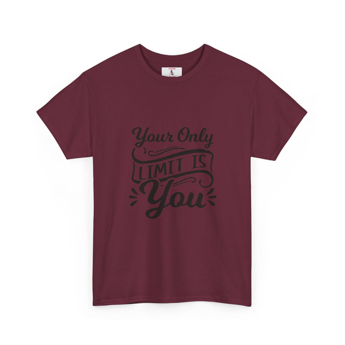 Motivational Tee — "Your Only Limit Is You / You Only Fail When You Stop Trying" Inspirational Shirt