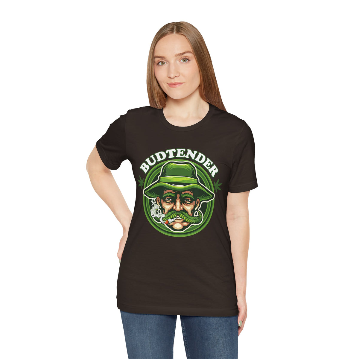 Budtender Graphic Tee – Retro Smoking Stoner Design