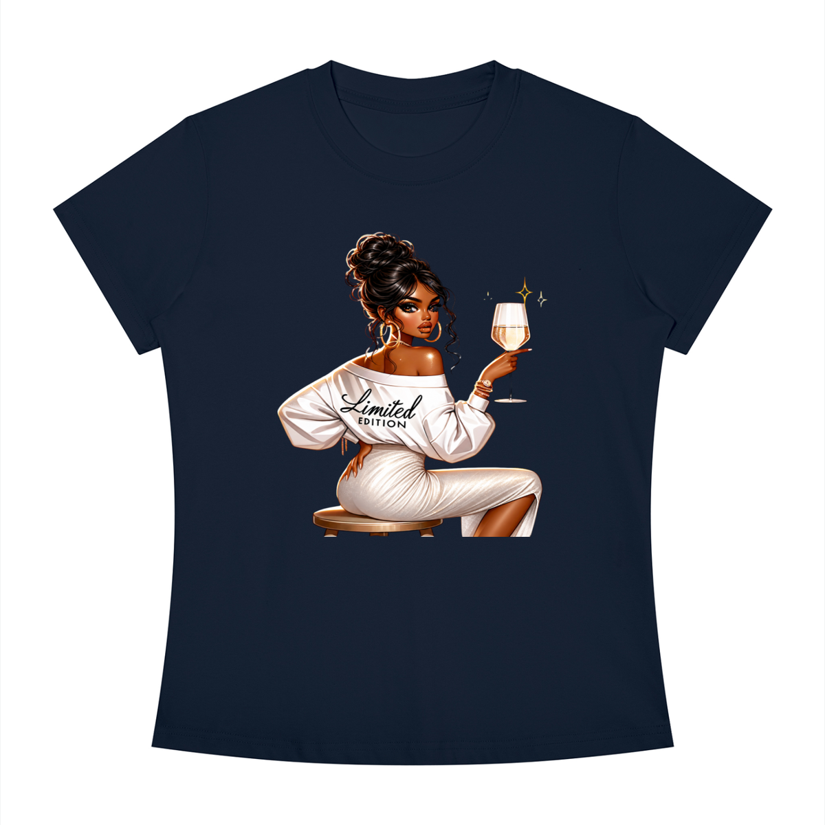 Limited Edition Champagne Woman Women’s Slim-Fit Tee