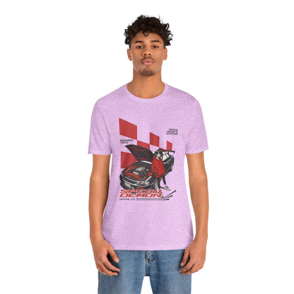 JDM Demon Street Racing T‑Shirt — Retro Car Anime Graphic Tee