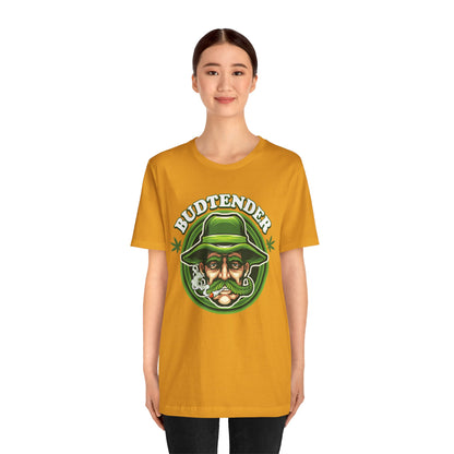 Budtender Graphic Tee – Retro Smoking Stoner Design