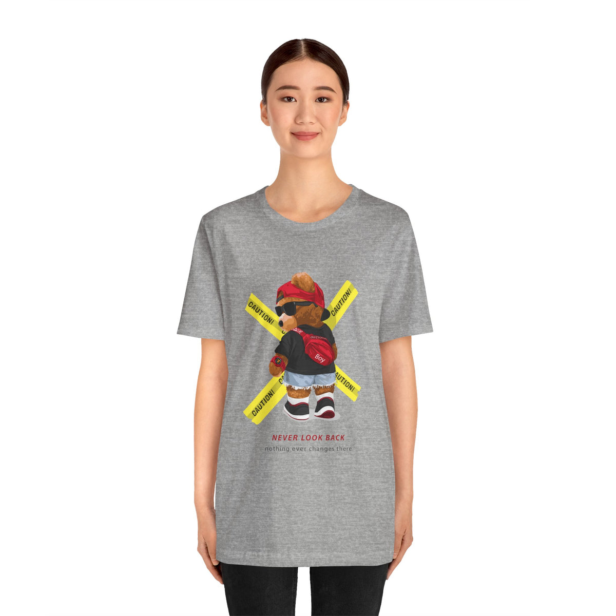 Teddy Bear 'Never Look Back' Graphic Tee