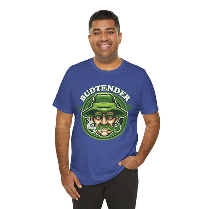 Budtender Graphic Tee – Retro Smoking Stoner Design