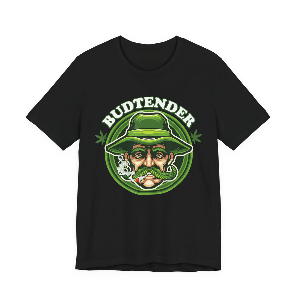 Budtender Graphic Tee – Retro Smoking Stoner Design