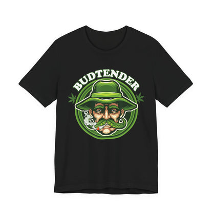 Budtender Graphic Tee – Retro Smoking Stoner Design