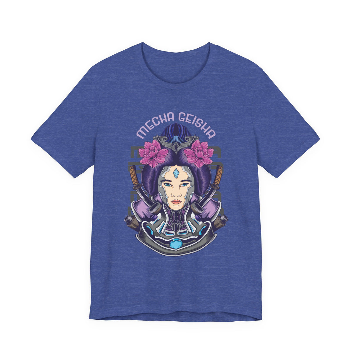 Mecha Geisha T-Shirt — Futuristic Asian-Inspired Graphic Tee