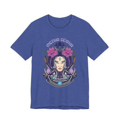 Mecha Geisha T-Shirt — Futuristic Asian-Inspired Graphic Tee