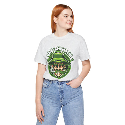 Budtender Graphic Tee – Retro Smoking Stoner Design