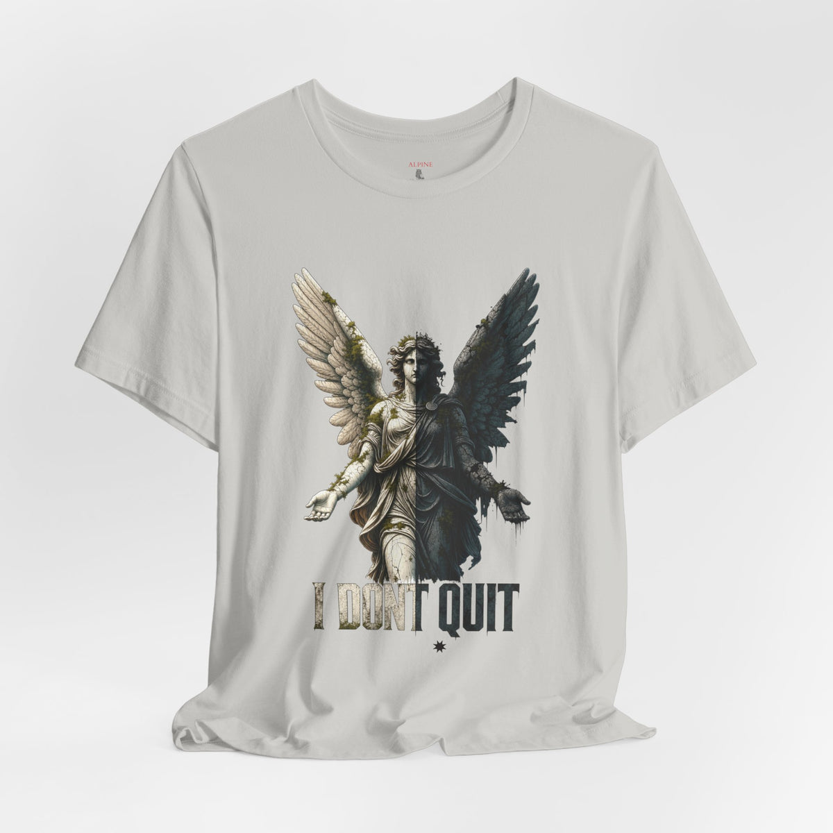 Angel Graphic Tee — 'The Last Angel' Illustrated Short Sleeve Shirt