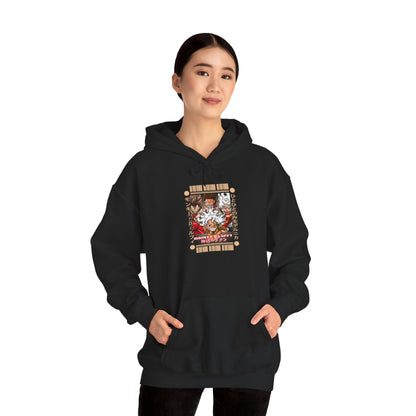 Hoodie — 'Mommy's Little Monster' Cute Kawaii Cat Horror Graphic Hoodie