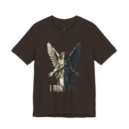 Angel Graphic Tee — 'The Last Angel' Illustrated Short Sleeve Shirt