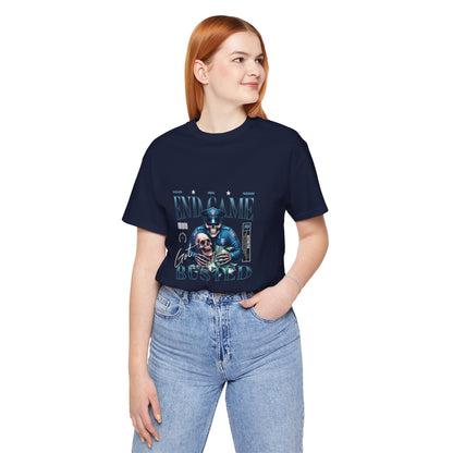 Endgame Got Busted Tee — Police Skull Graphic T-Shirt