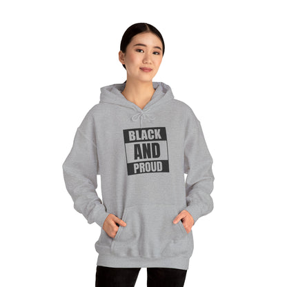 Black and Proud Hooded Sweatshirt