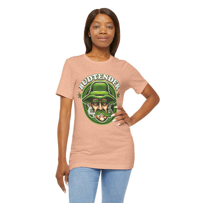 Budtender Graphic Tee – Retro Smoking Stoner Design