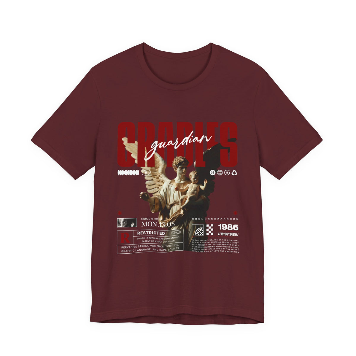 Guardian Angels Graphic Tee — 'Bodies' Vintage Statue Streetwear Shirt