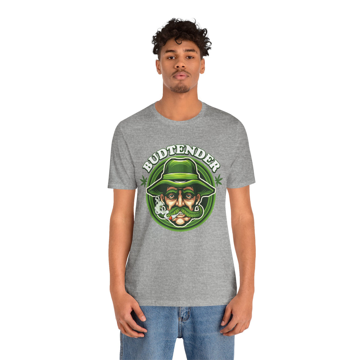 Budtender Graphic Tee – Retro Smoking Stoner Design