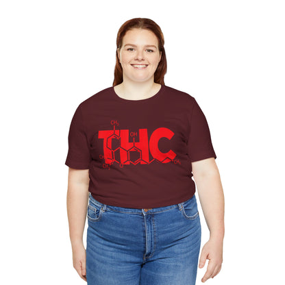 THC Molecule T-Shirt — Chemistry Graphic Cannabis Tee