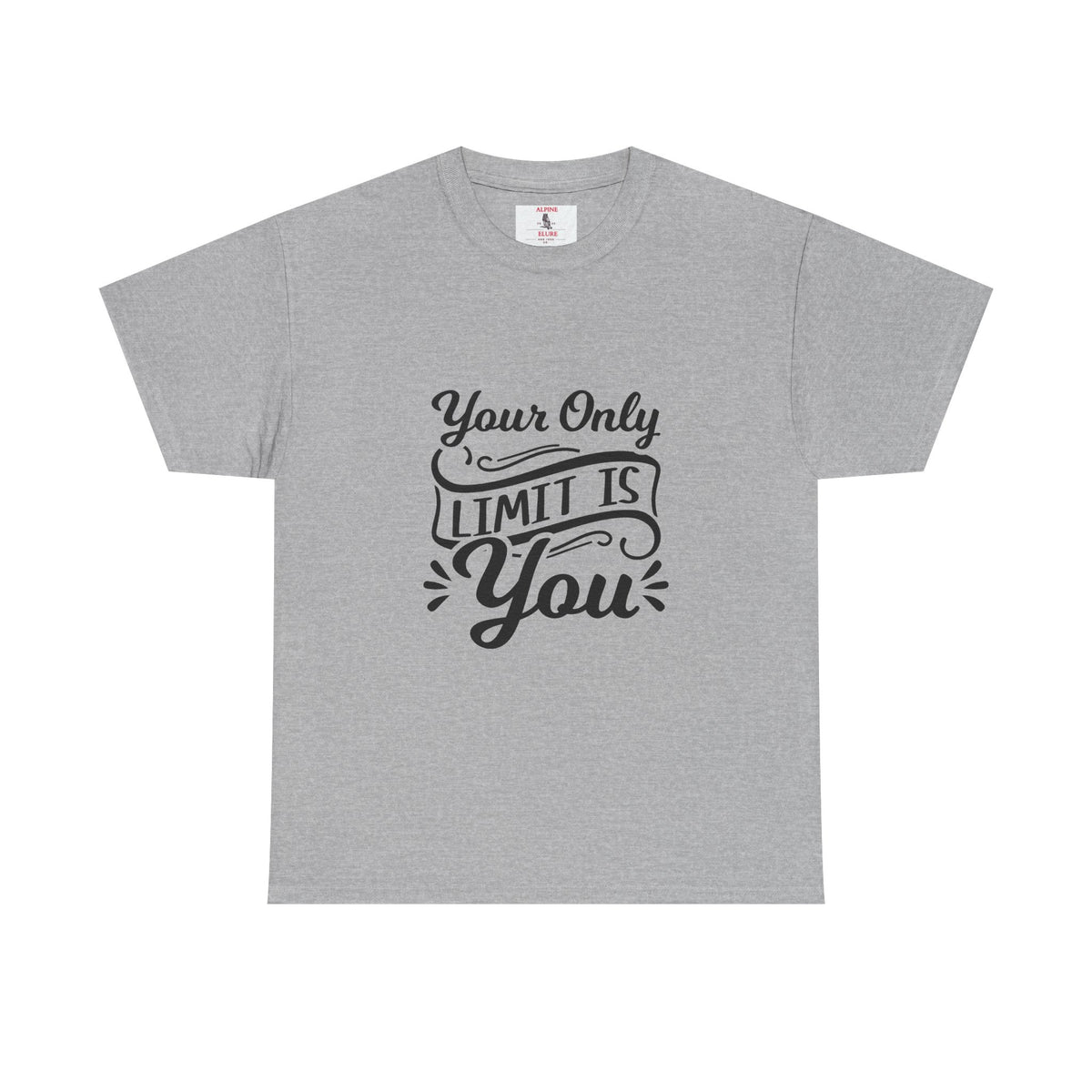 Motivational Tee — "Your Only Limit Is You / You Only Fail When You Stop Trying" Inspirational Shirt
