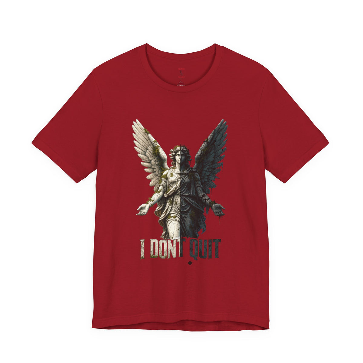 Angel Graphic Tee — 'The Last Angel' Illustrated Short Sleeve Shirt