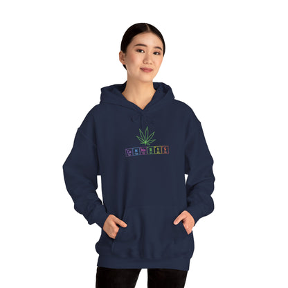 Minimalist Pastel Tarot Hoodie — "Chill" Crystal Grid Graphic