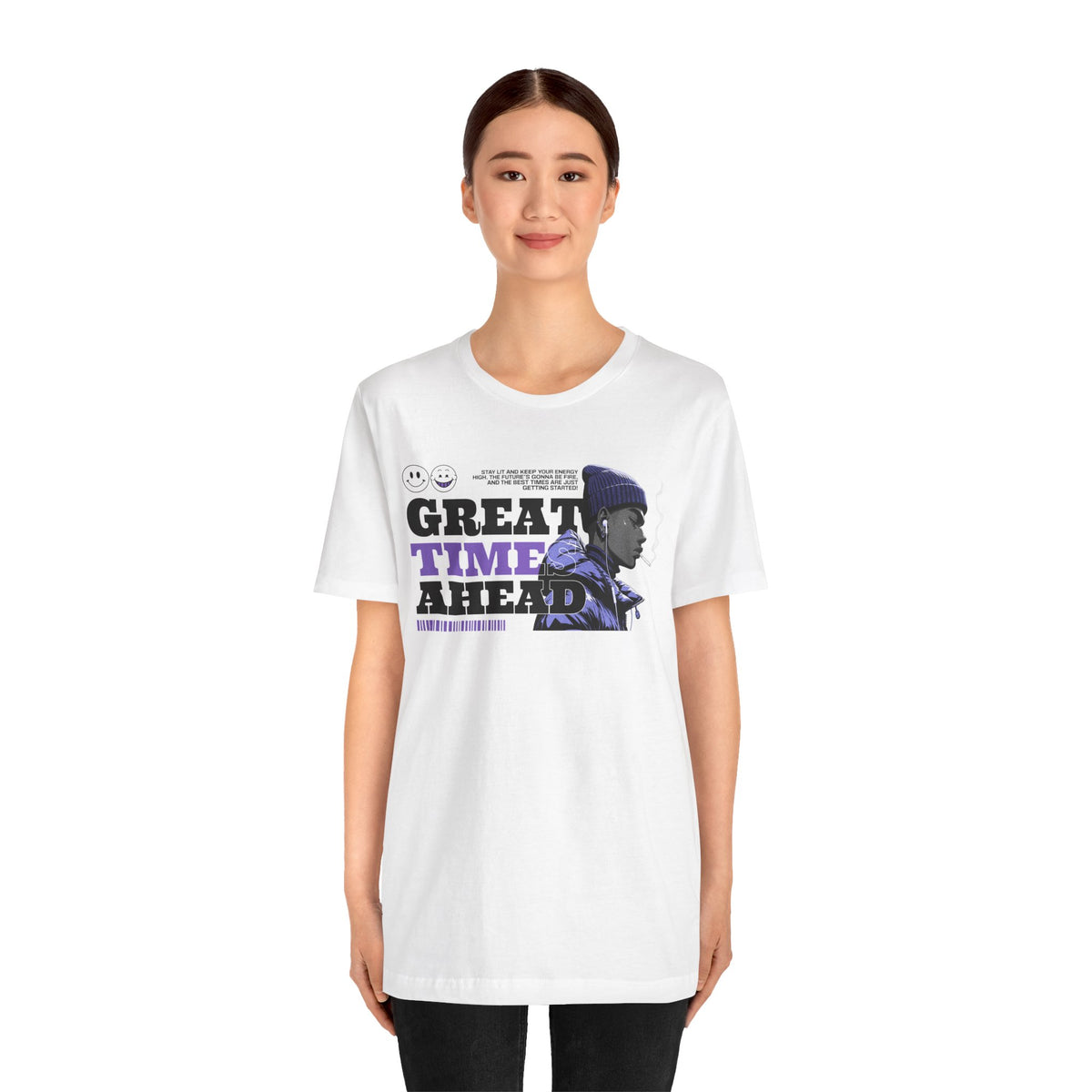 Great Times Ahead Graphic Tee — Motivational Streetwear T‑Shirt